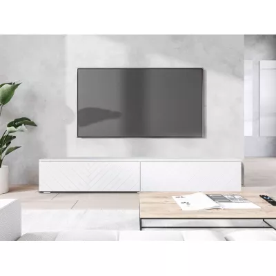 TV stolek 180 cm WILLA D - bílý 1