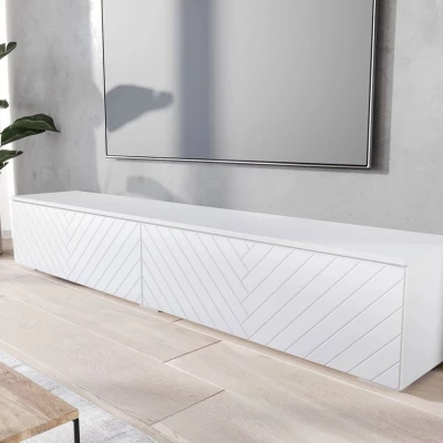 TV stolek 180 cm WILLA D - bílý 1