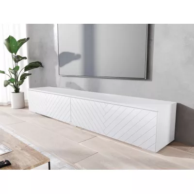 TV stolek 180 cm WILLA D - bílý 1