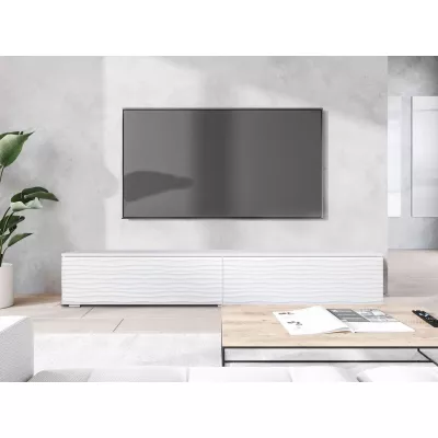 TV stolek 180 cm WILLA D - bílý 2