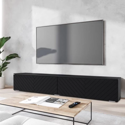 TV stolek 180 cm WILLA D - černý grafit 1