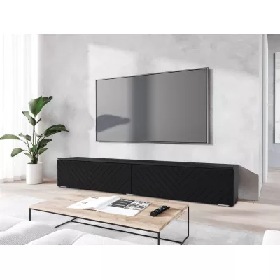 TV stolek 180 cm WILLA D - černý grafit 1