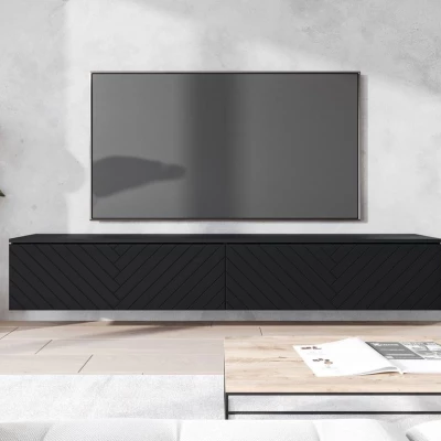 TV stolek 180 cm WILLA D - černý grafit 1