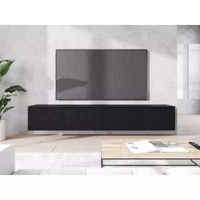 TV stolek 180 cm WILLA D - černý grafit 1