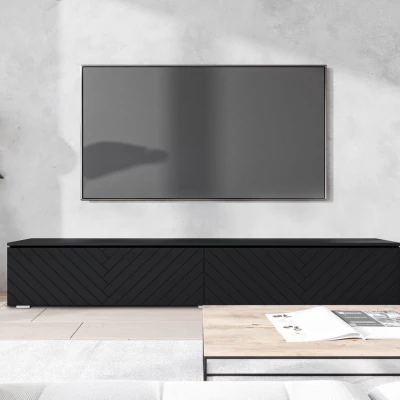 TV stolek 180 cm WILLA D - černý grafit 1