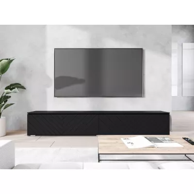 TV stolek 180 cm WILLA D - černý grafit 1