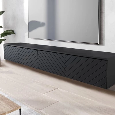 TV stolek 180 cm WILLA D - černý grafit 1