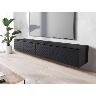 TV stolek 180 cm WILLA D - černý grafit 1