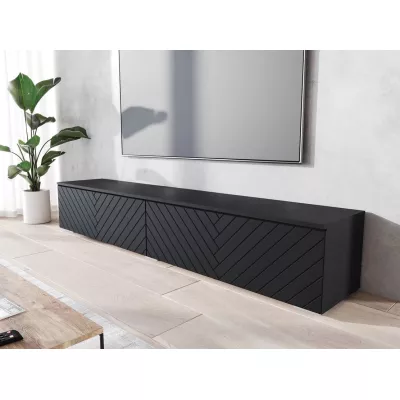 TV stolek 180 cm WILLA D - černý grafit 1