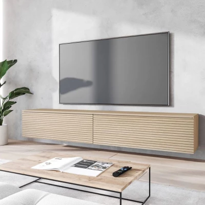 Televizní skříňka s LED osvětlením 180 cm WILLA D - dub gaja
