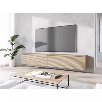 Televizní skříňka s LED osvětlením 180 cm WILLA D - dub gaja