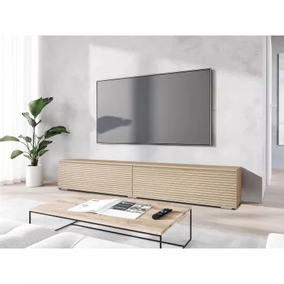 Televizní skříňka s LED osvětlením 180 cm WILLA D - dub gaja