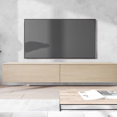 Televizní skříňka s LED osvětlením 180 cm WILLA D - dub gaja
