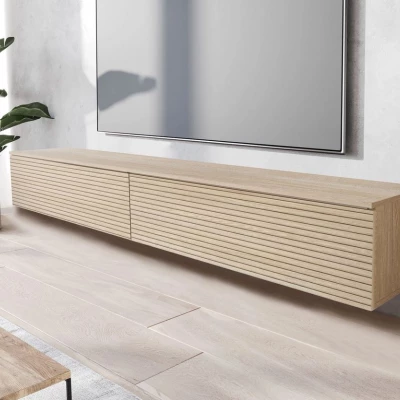 Televizní skříňka s LED osvětlením 180 cm WILLA D - dub gaja