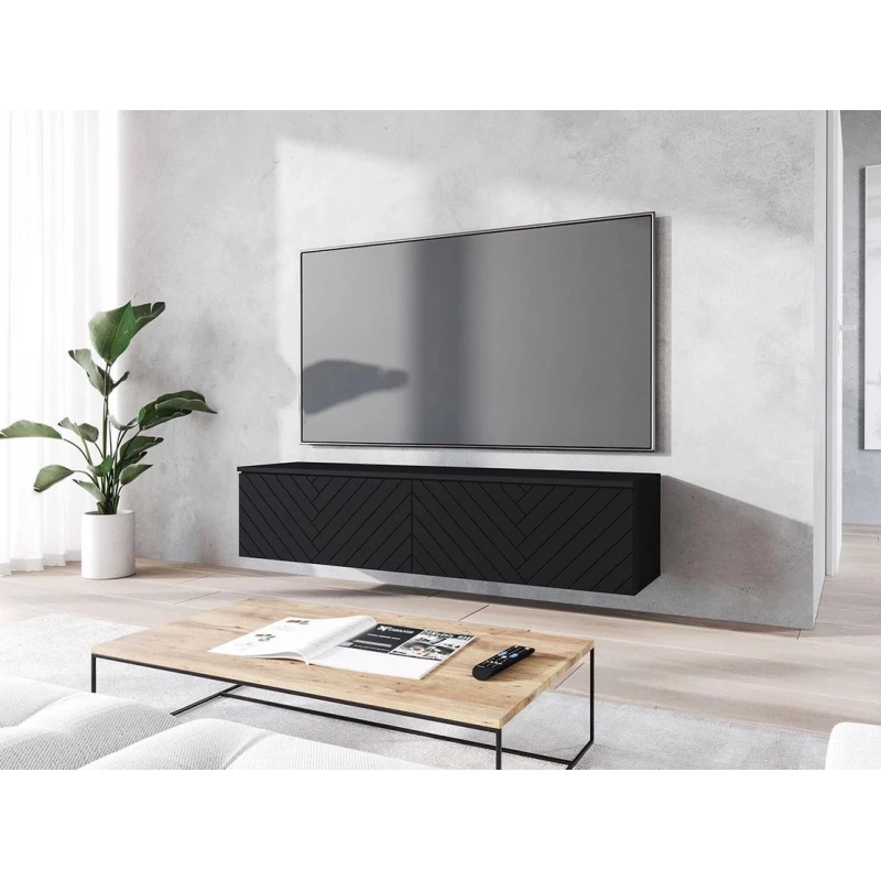 TV stolek 140 cm WILLA D - černý grafit 1