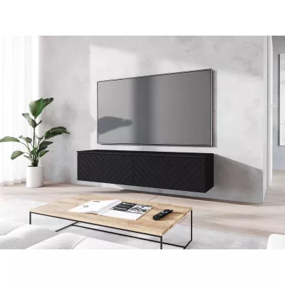 TV stolek 140 cm WILLA D - černý grafit 1