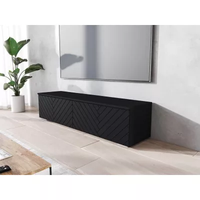 TV stolek 140 cm WILLA D - černý grafit 1