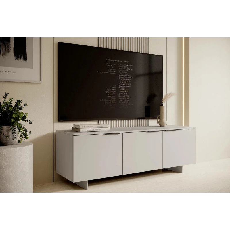 Televizní stolek se skříňkami 150 cm DEASY - pískový béžový