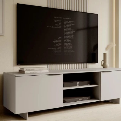 Televizní stolek s poličkami 180 cm DEASY - pískový béžový