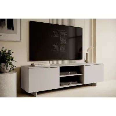 Televizní stolek s poličkami 180 cm DEASY - pískový béžový