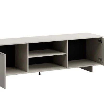 Televizní stolek s poličkami 180 cm DEASY - pískový béžový