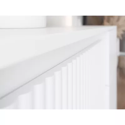 TV stolek s elektrickým krbem REMY - kašmír