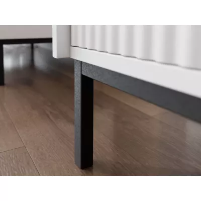 TV stolek s elektrickým krbem REMY - kašmír