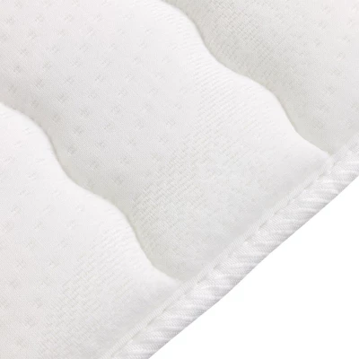 Hotelová dvoulůžková postel 180x200 NITKA - slonovinová kost + topper ZDARMA