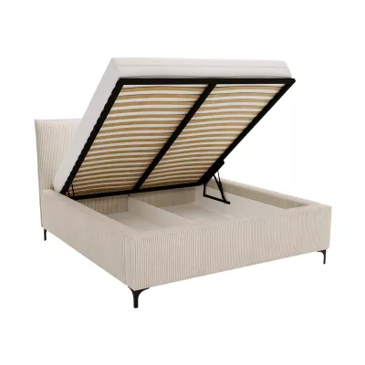 Čalouněná jednolůžková postel 120x200 SKUMA - zelená