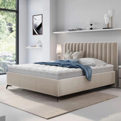 Jednolůžková postel s úložným prostorem 120x200 TANIX - béžová