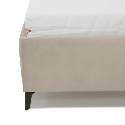 Jednolůžková postel s úložným prostorem 120x200 TANIX - béžová