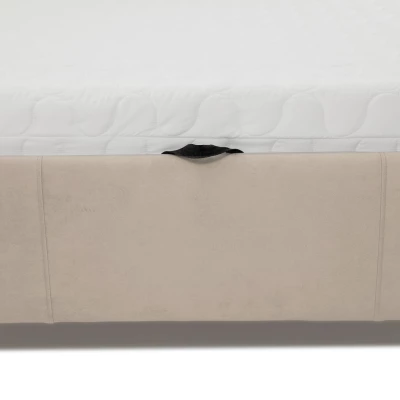 Jednolůžková postel s úložným prostorem 120x200 TANIX - béžová