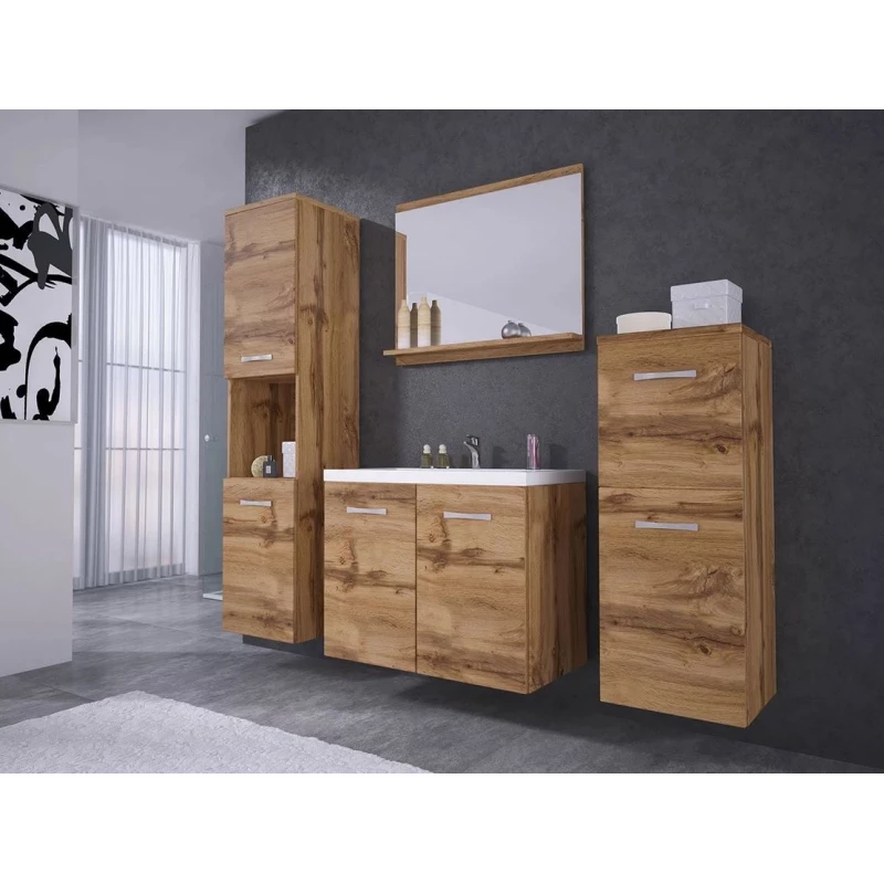 Koupelnová sestava s umyvadlem WHITNEY - dub wotan