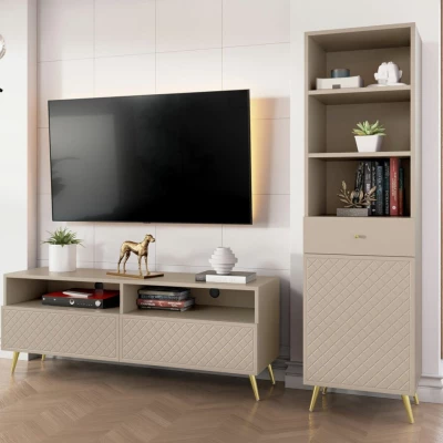 Stěna do obývacího pokoje TAGO 4 - písková béžová