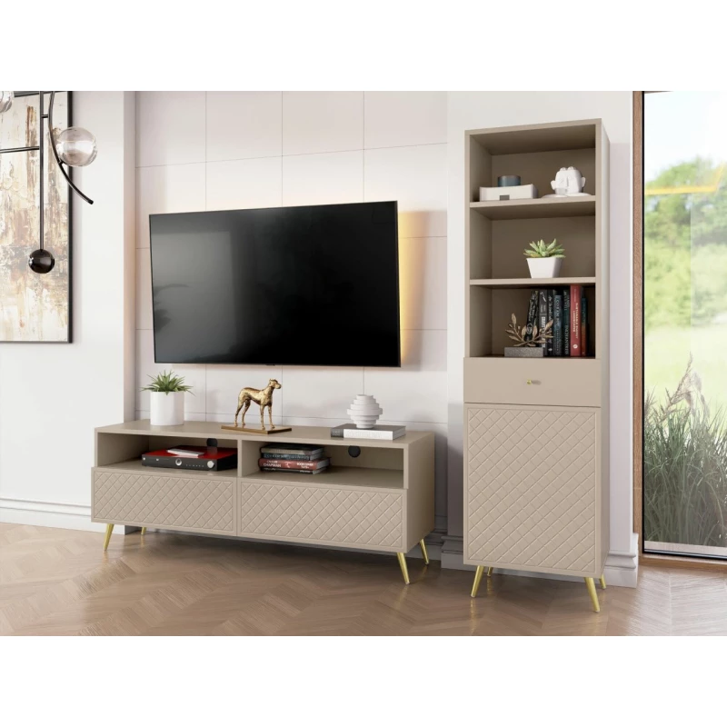 Stěna do obývacího pokoje TAGO 4 - písková béžová