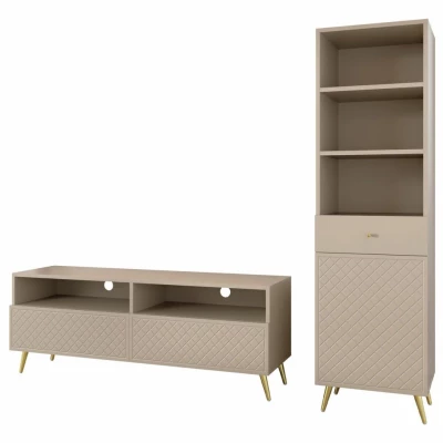 Stěna do obývacího pokoje TAGO 4 - písková béžová