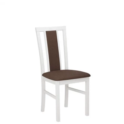 Židle ke kuchyňskému stolu FRATONIA 400 - bílá / hnědá 2