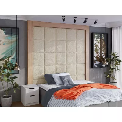 Čalouněný nástěnný panel 42x42 PAG - světlý béžový