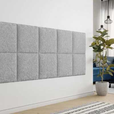 Čalouněný nástěnný panel 42x42 PAG - šedý