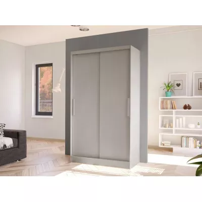 Úzká šatní skříň 100 cm s posuvnými dveřmi ARAPO 1 - kašmír