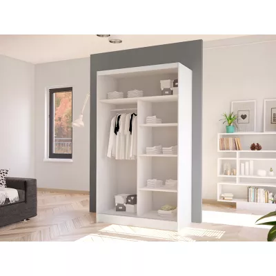 Úzká šatní skříň 100 cm s posuvnými dveřmi ARAPO 1 - kašmír