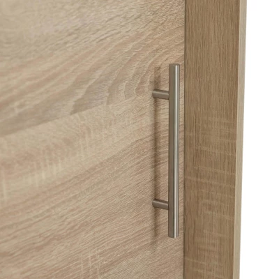 Vysoká šatní skříň 180 cm s posuvnými dveřmi FLORENCIO 1 - kašmír