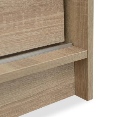 Vysoká šatní skříň 180 cm s posuvnými dveřmi FLORENCIO 1 - kašmír