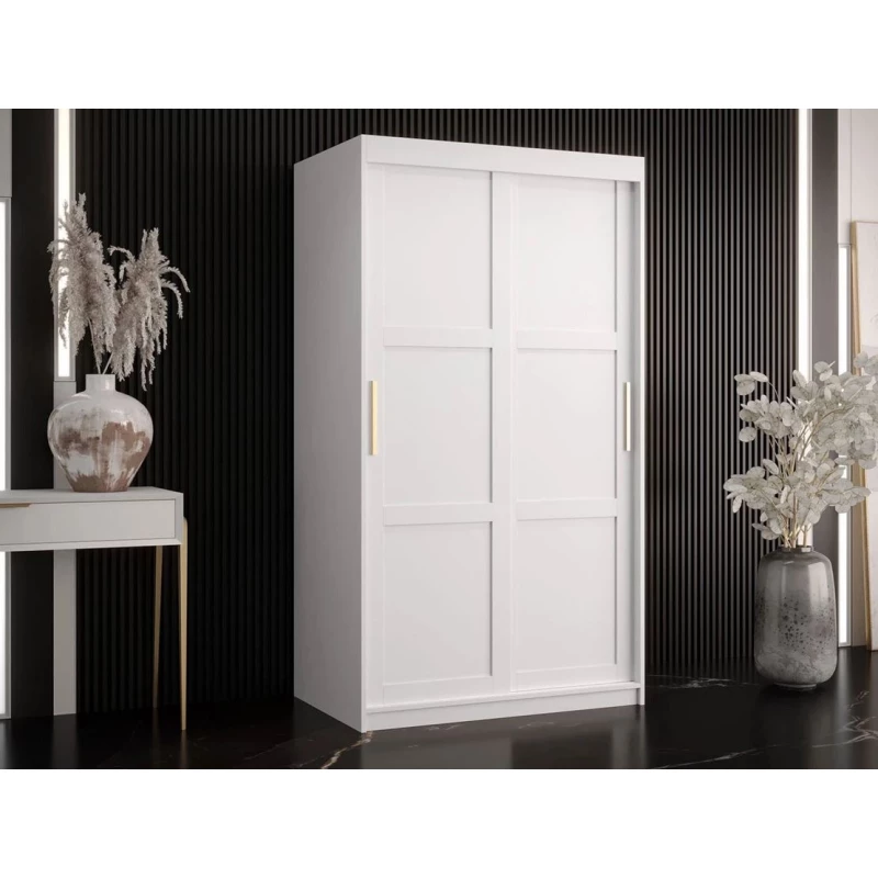 Šatní předsíňová skříň 100 cm MALIA 1 - bílá