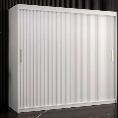 Šatní skříň 200 cm LONZO 1 - bílá