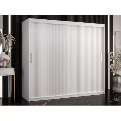 Šatní skříň 200 cm LONZO 1 - bílá