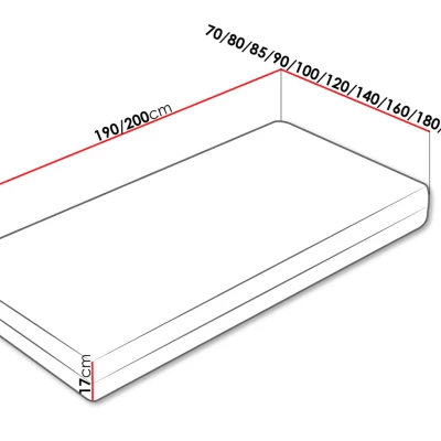 Pružinová matrace REGLA - 120x200