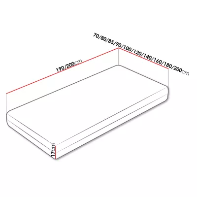 Pružinová matrace REGLA - 120x200