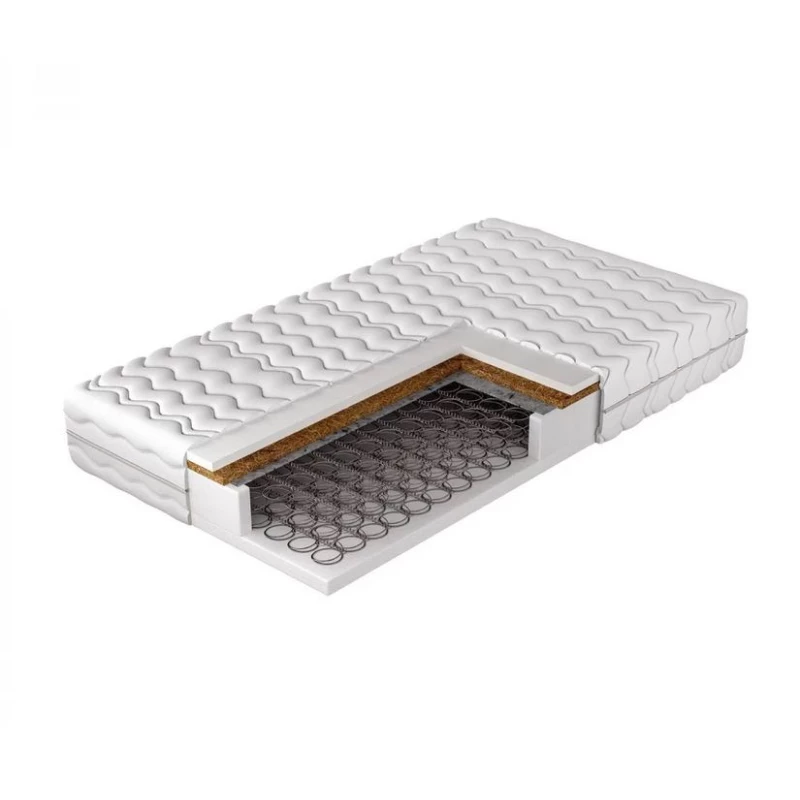 Pružinová matrace s kokosovou rohoží 90x200 TIFA