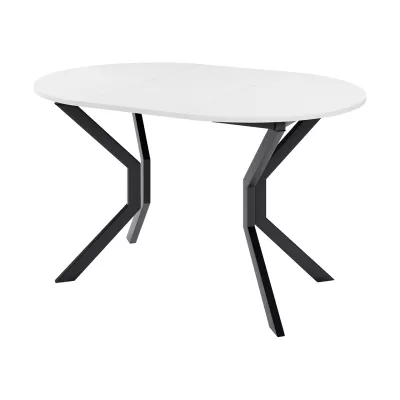 Rozkládací stůl se 4 židlemi SALPA 1 - dub kraft / černý / šedý